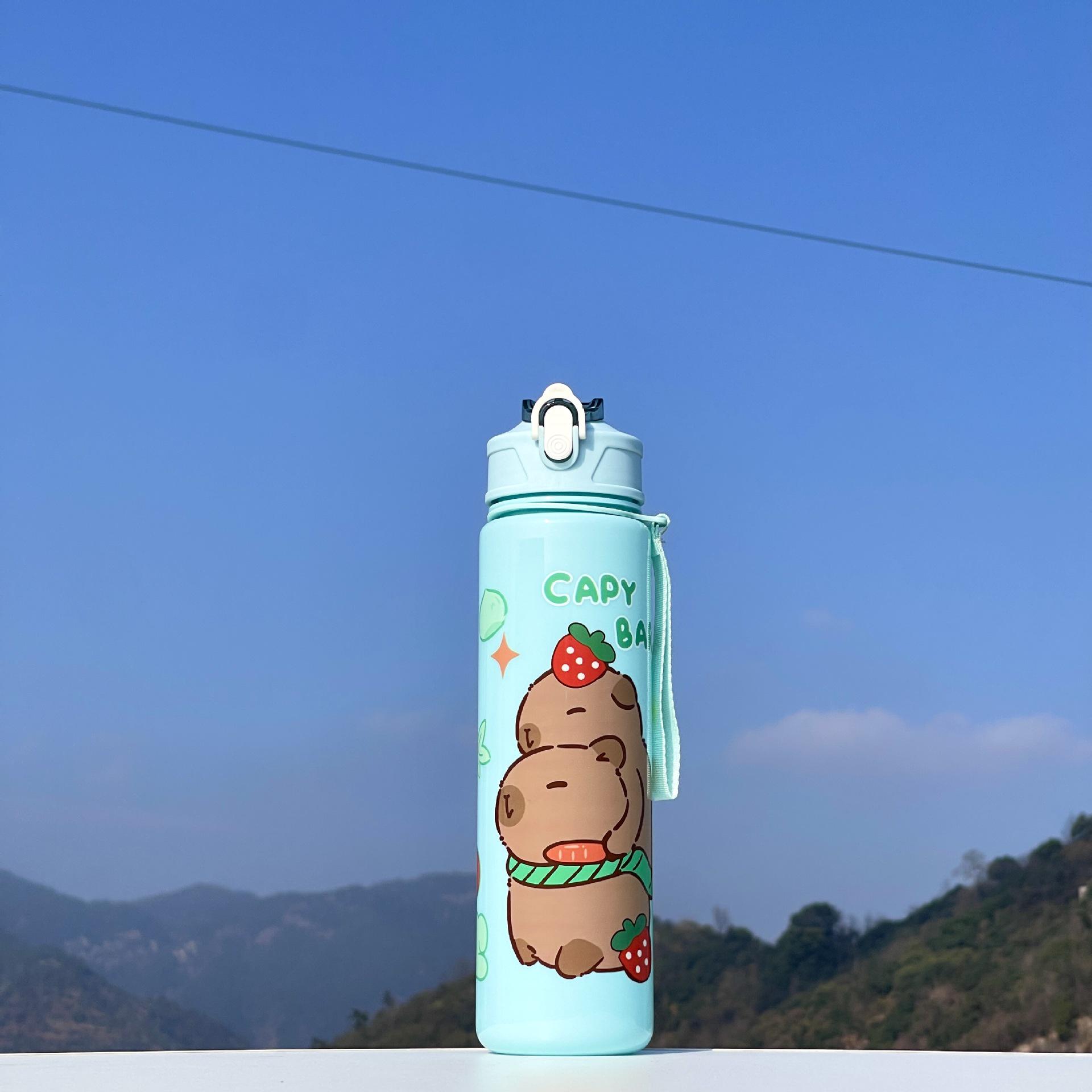 2025 Cute Cartoon Capybara Plastic Cup with Straw 800ML
2025 Cute Cartoon Capybara Plastic Cup with Straw 800ML