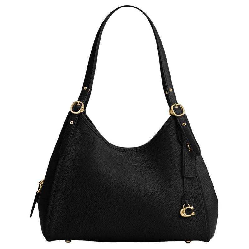 COACH Bella 31 Gold Metal Hardware Adjustable Shoulder Strap Leather Shoulder Bag Large Women s Black чорний
COACH Bella 31 Gold Metal Hardware Adjustable Shoulder Strap Leather Shoulder Bag Large Women s Black чорний