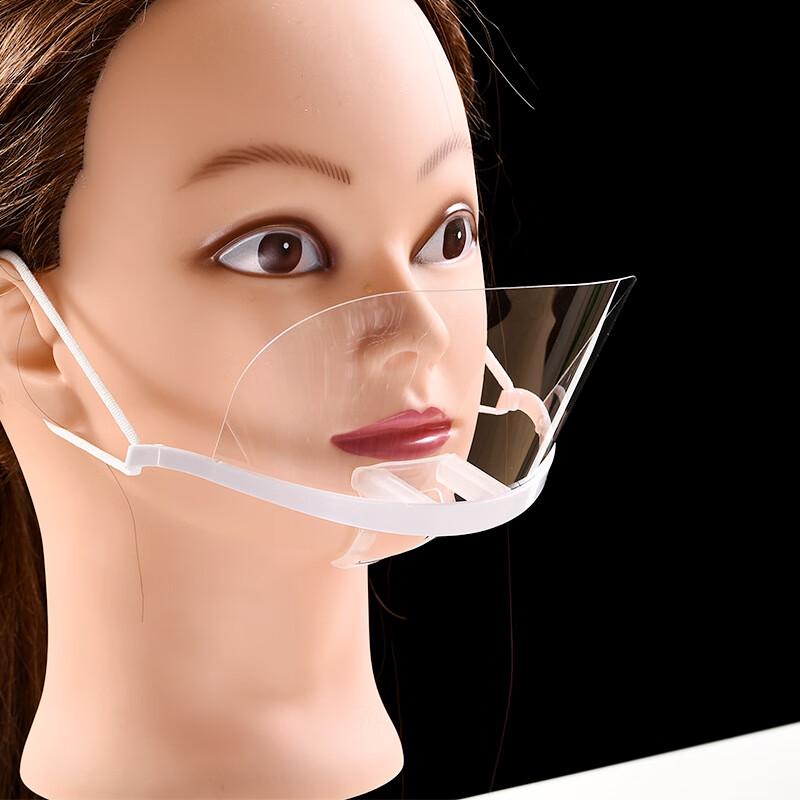 Transparent Anti-Fog Smile Face Mask for Food Service (50-Pack)
Transparent Anti-Fog Smile Face Mask for Food Service (50-Pack)