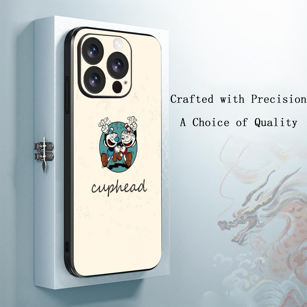 Cute cup-Head classic cartoon pattern Phone Case For iPhone 17 16 16e 15 14 13 12 Plus Mini Pro Max Soft black Shockproof Cover iPhone 16
Cute cup-Head classic cartoon pattern Phone Case For iPhone 17 16 16e 15 14 13 12 Plus Mini Pro Max Soft black Shockproof Cover iPhone 16
