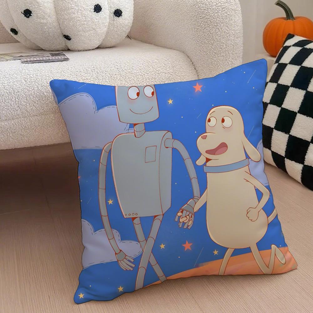 Healing R-Robot Dreams Anime Pillow Case Anti-dustmite Pillowcase Invisible zipper silky short plush Sofa cushion cover 12x12Inch
Healing R-Robot Dreams Anime Pillow Case Anti-dustmite Pillowcase Invisible zipper silky short plush Sofa cushion cover 12x12Inch