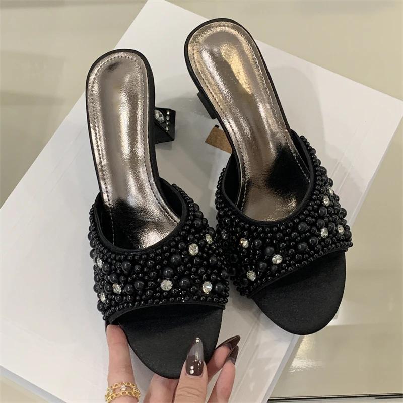 Fashion Eilyken Summer Open Toe Women Slippers Fashion Crystal String Beads Low Heels Sandals Ladies Shoes Zapatos De Mujer 35 чёрный
Fashion Eilyken Summer Open Toe Women Slippers Fashion Crystal String Beads Low Heels Sandals Ladies Shoes Zapatos De Mujer 35 чёрный