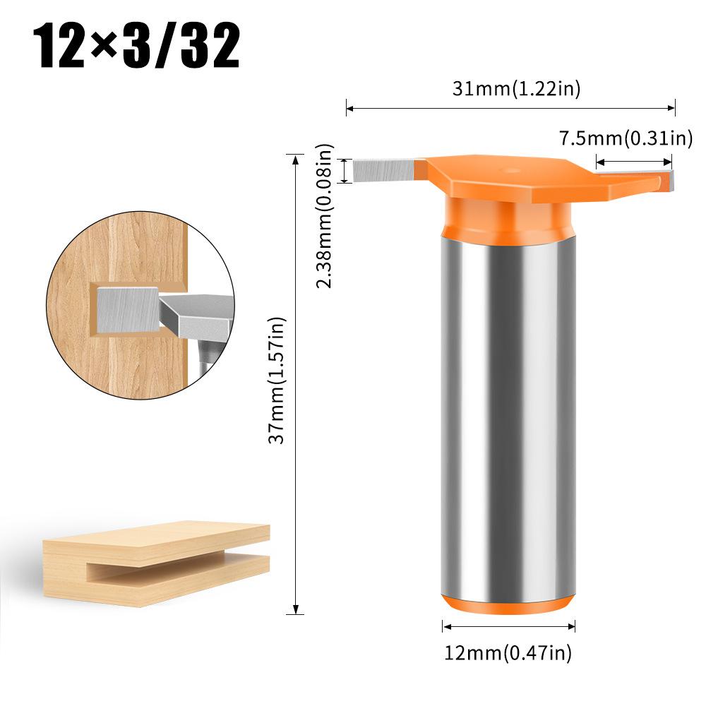 6 Handle 12 Handle T-Shaped Knife Slotted Knife Alloy Slotting Cutter Head Woodworking Milling Cutter Tungsten Steel Cutter Head Woodworking Knife T knife 12 * 3/32
6 Handle 12 Handle T-Shaped Knife Slotted Knife Alloy Slotting Cutter Head Woodworking Milling Cutter Tungsten Steel Cutter Head Woodworking Knife T knife 12 * 3/32