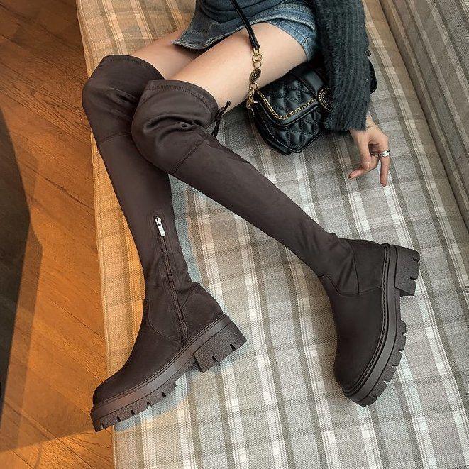 Women s European & American Style Thick-Soled Slimming Over-the-Knee Long Boots 36
Women s European & American Style Thick-Soled Slimming Over-the-Knee Long Boots 36