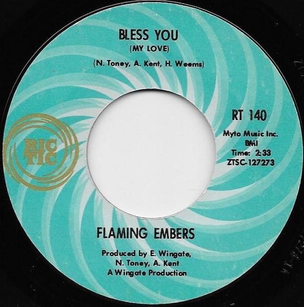 7inch Record FLAMING EMBER / AL KENT - Bless You (My Love) / Bless You (My RT140 Ric-Tic Records 1968 US Soul/Funk Used
7inch Record FLAMING EMBER / AL KENT - Bless You (My Love) / Bless You (My RT140 Ric-Tic Records 1968 US Soul/Funk Used