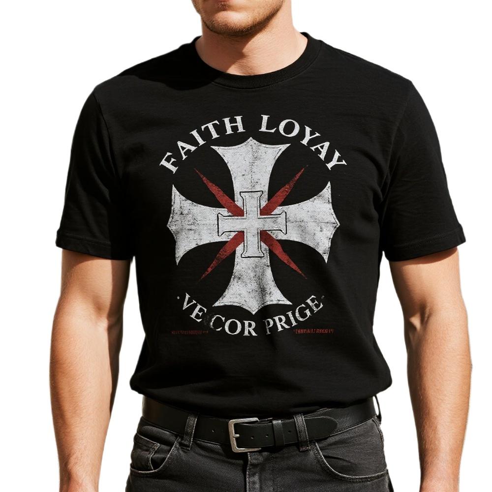 Faith Loyal Victory Pride Crusader Knights Templar TShirt 100 Cotton ONeck Summer Short Sleeve Casual Mens Tshirt Size S3XL S
Faith Loyal Victory Pride Crusader Knights Templar TShirt 100 Cotton ONeck Summer Short Sleeve Casual Mens Tshirt Size S3XL S