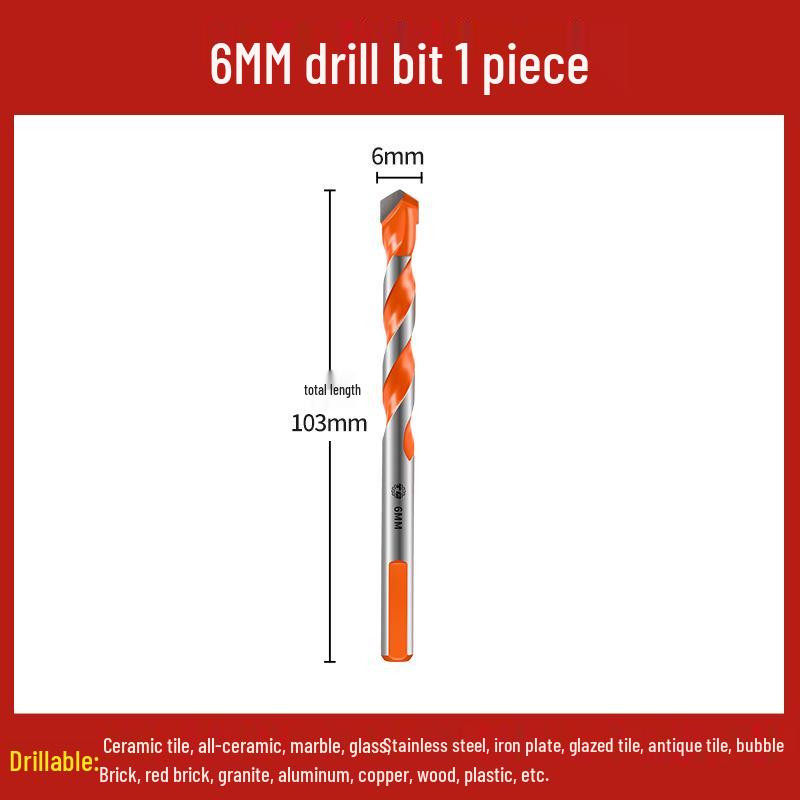 Сплавное треугольное сверло Tiangong для бетона, плитки, стекла и цемента - 6-12 мм
Сплавное треугольное сверло Tiangong для бетона, плитки, стекла и цемента - 6-12 мм