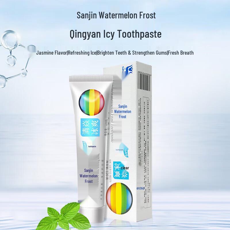 Sanjin Watermelon Frost Icy Cool Toothpaste
Sanjin Watermelon Frost Icy Cool Toothpaste