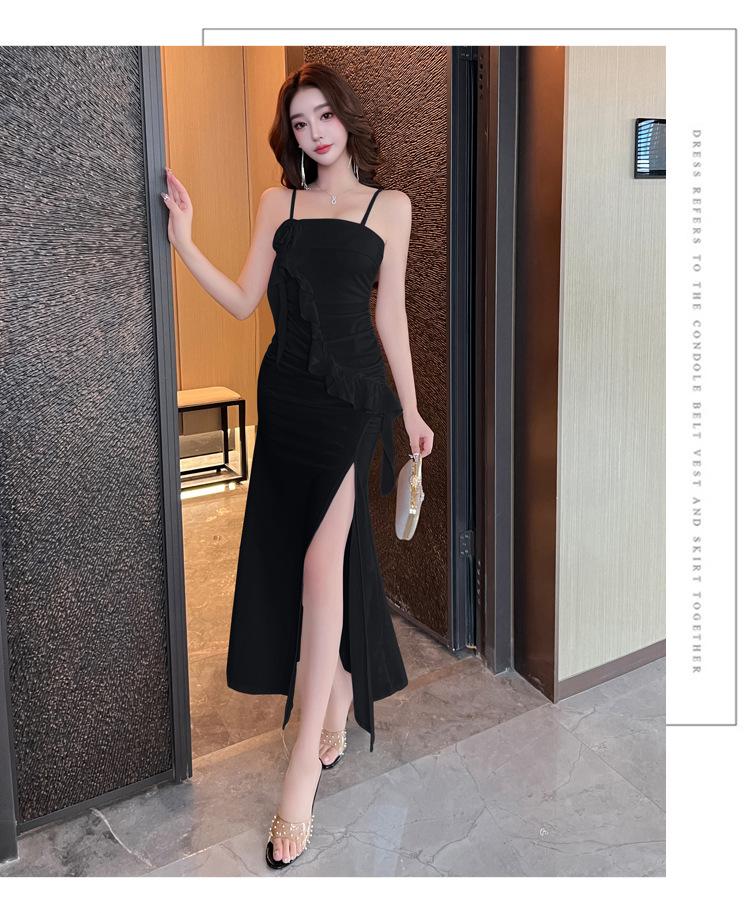 New sexy celebrity sexy dress low cut split hip wrap evening dress long work clothes XL чорний
New sexy celebrity sexy dress low cut split hip wrap evening dress long work clothes XL чорний