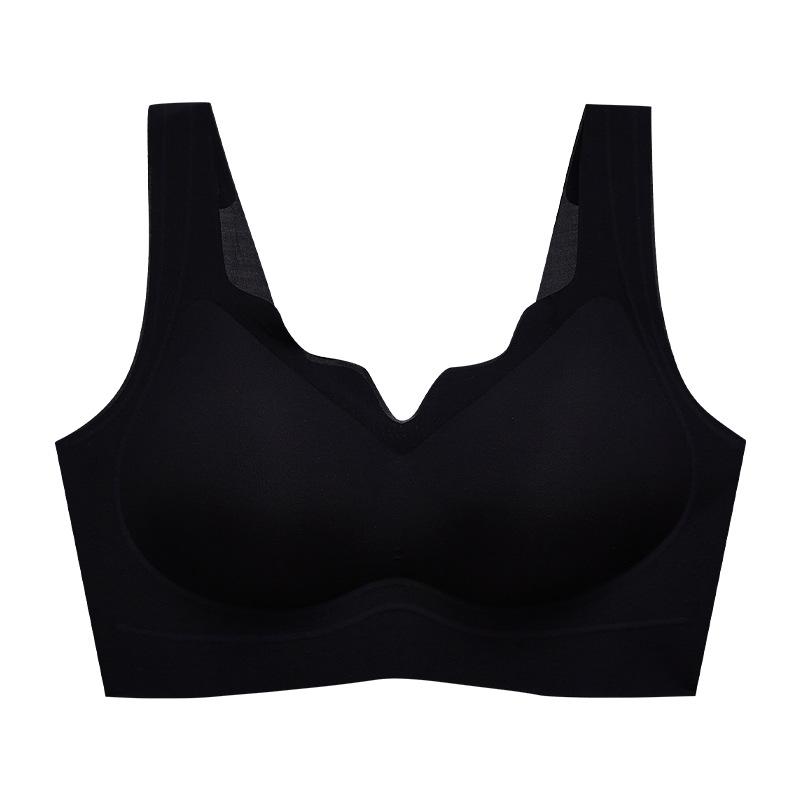Traceless comfortable Shimei back bra, breathable and thin in summer, nude feeling gathered, small chest, shockproof bra cover. xl(recommended 60-67.5kg ) чорний
Traceless comfortable Shimei back bra, breathable and thin in summer, nude feeling gathered, small chest, shockproof bra cover. xl(recommended 60-67.5kg ) чорний