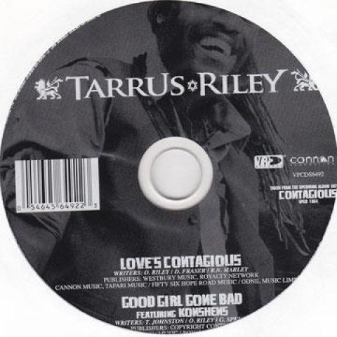 CD TARRUS RILEY - Lover s Contagious ((Одинарный CD, 2 T VPCDS6492 VP 2009 США Регги, Ска и Даб
CD TARRUS RILEY - Lover s Contagious ((Одинарный CD, 2 T VPCDS6492 VP 2009 США Регги, Ска и Даб