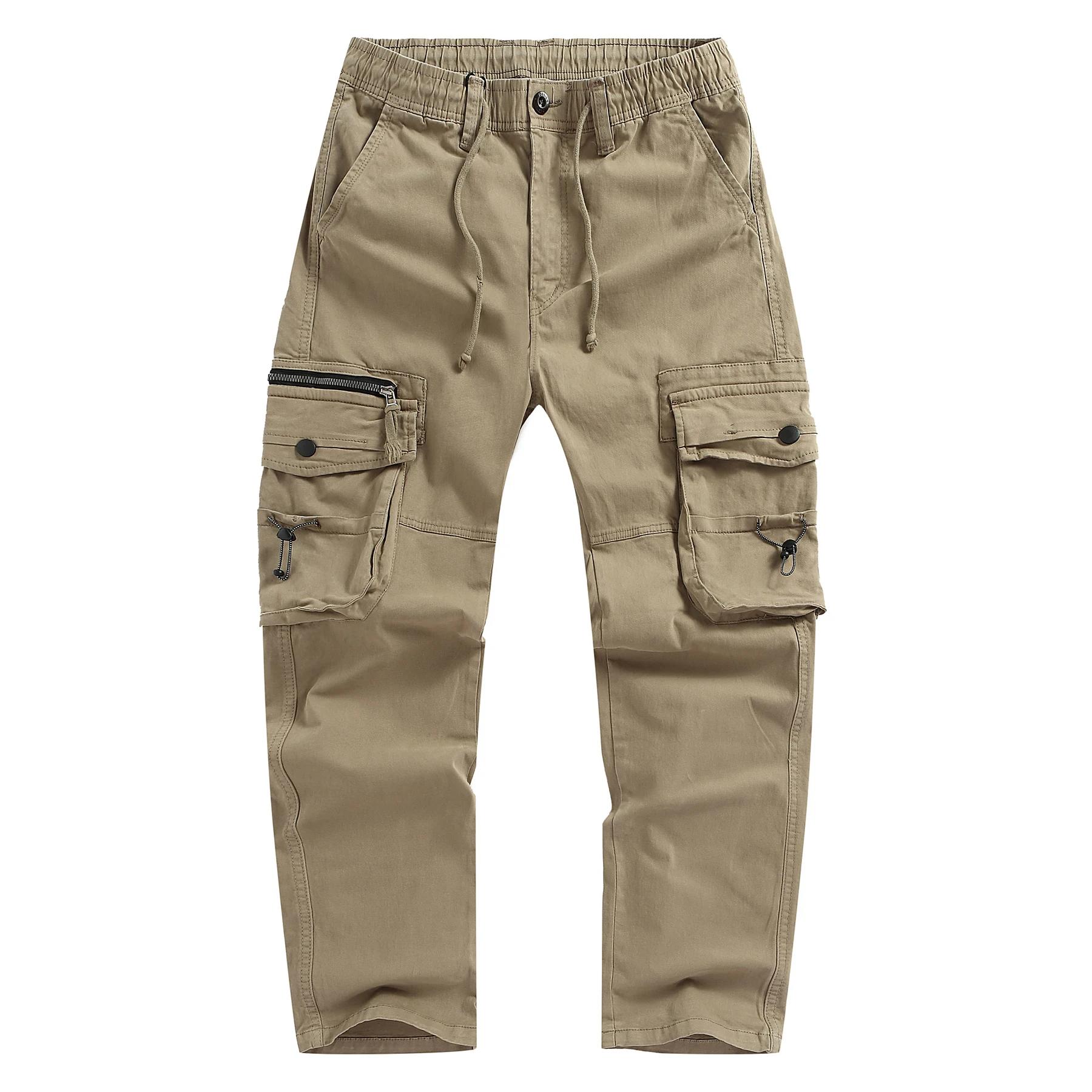 Новые весенне-осенние мужские модные повседневные брюки с эластичной талией на кулиске, однотонные брюки-джоггеры карго с несколькими карманами, мужские спортивные брюки 38 хаки
Новые весенне-осенние мужские модные повседневные брюки с эластичной талией на кулиске, однотонные брюки-джоггеры карго с несколькими карманами, мужские спортивные брюки 38 хаки