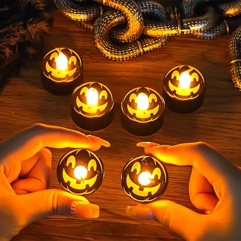 12/6PCS Halloween Pumpkin Candle Lights LED Electronic Candle Lights Party Supplies Ornaments Night Lights Halloween Decorations
12/6PCS Halloween Pumpkin Candle Lights LED Electronic Candle Lights Party Supplies Ornaments Night Lights Halloween Decorations