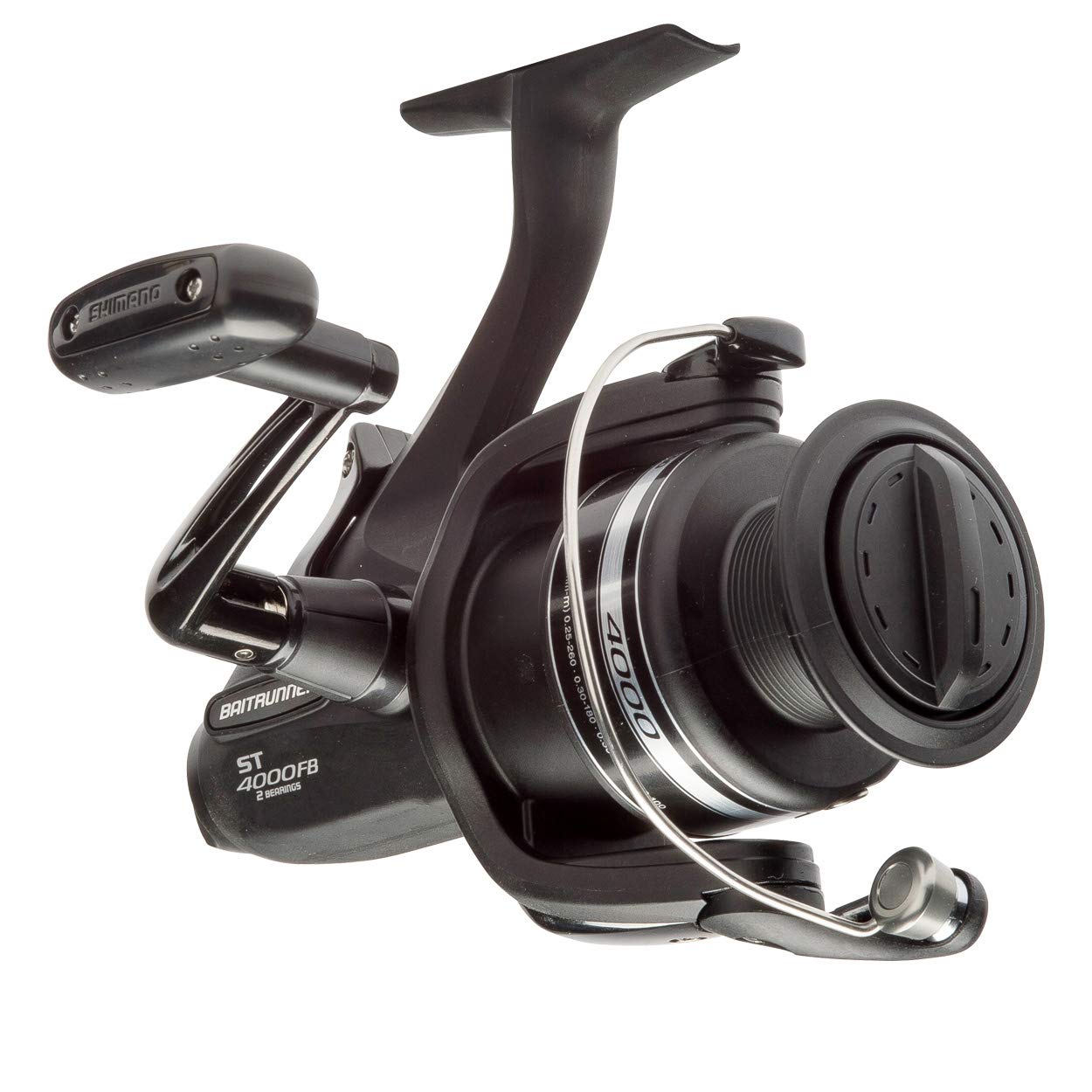SHIMANO Baitrunner ST 4000 FB Маленькая катушка со свободной шпулей и передним фрикционом
SHIMANO Baitrunner ST 4000 FB Маленькая катушка со свободной шпулей и передним фрикционом