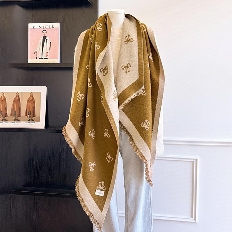 Luxury Women S Cashmere Scarf - Winter Warm Tasseled Bow Print Pashmina Shawl
Luxury Women S Cashmere Scarf - Winter Warm Tasseled Bow Print Pashmina Shawl