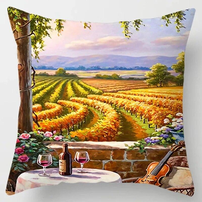 Деревенский пейзаж, картина маслом, наволочка с принтом, наволочка с лавандой и подсолнухом, наволочка для дома, спальни, гостиной, дивана, наволочка 40x40cm
Деревенский пейзаж, картина маслом, наволочка с принтом, наволочка с лавандой и подсолнухом, наволочка для дома, спальни, гостиной, дивана, наволочка 40x40cm