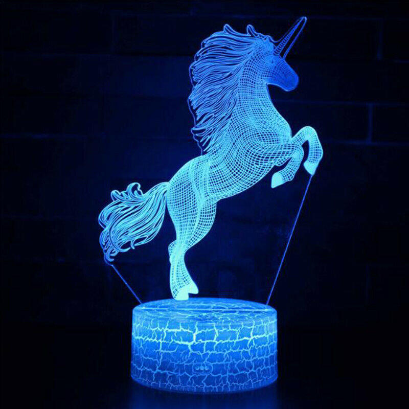 (Unicorn B) LED Night Lamp 7 Colors Unicorn 3D Modified USB Touch Lamps for Kids Night Bedroom
(Unicorn B) LED Night Lamp 7 Colors Unicorn 3D Modified USB Touch Lamps for Kids Night Bedroom