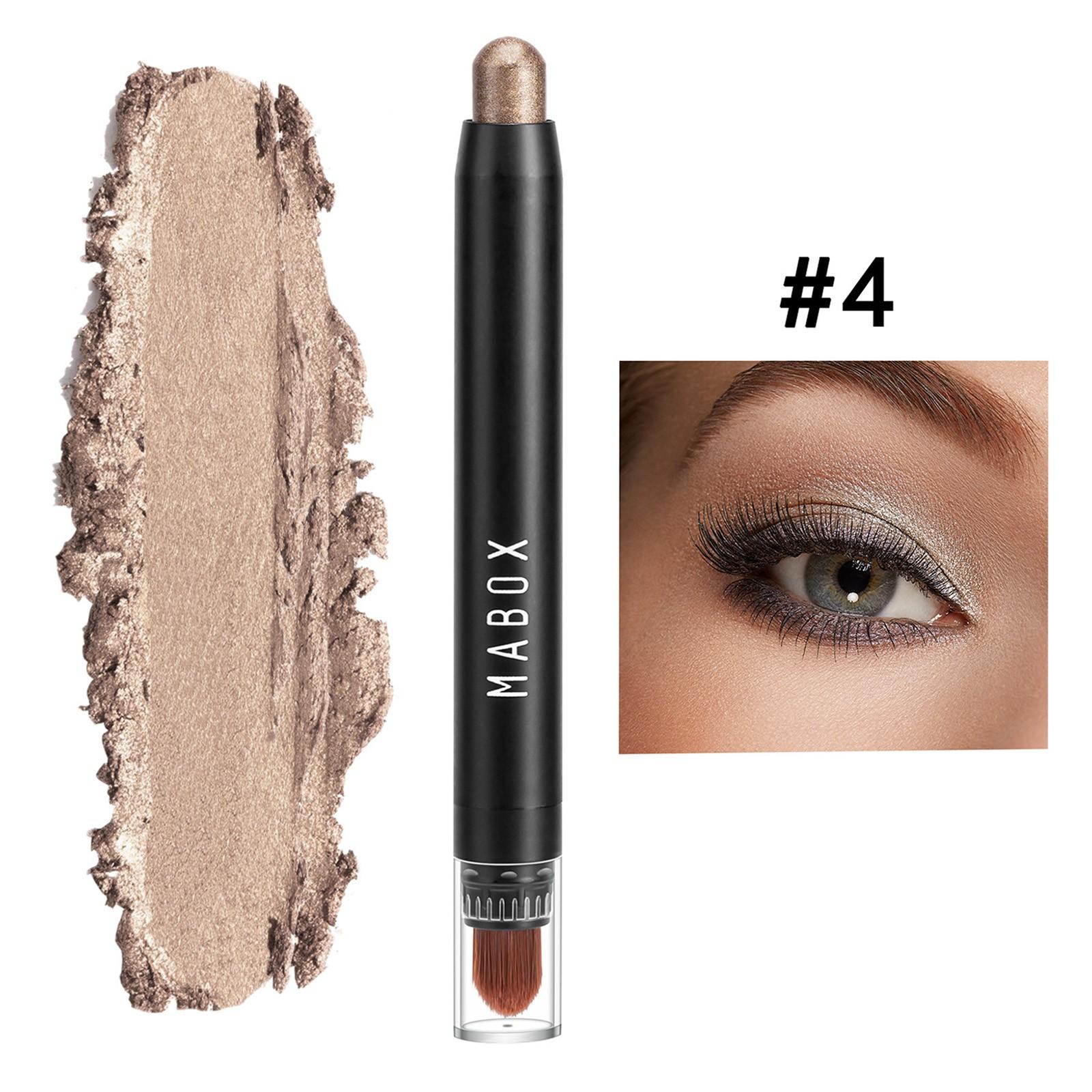MABXO Водонепроницаемые тени для век Палка для макияжа глаз Цветная жемчужная ручка с головкой кисти One Size
MABXO Водонепроницаемые тени для век Палка для макияжа глаз Цветная жемчужная ручка с головкой кисти One Size