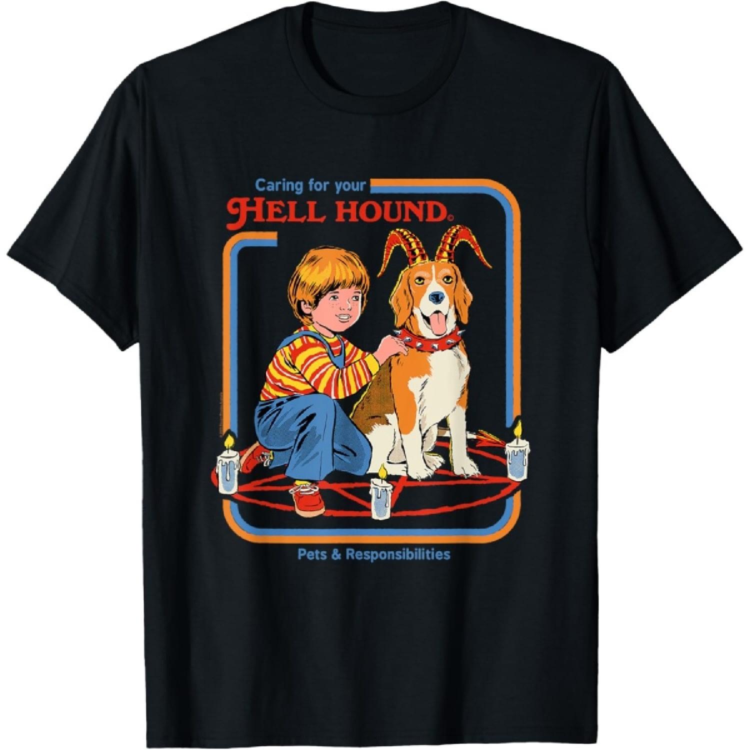 Догляд за вашою футболкою Hell Hound Retro з темним гумором XXXXXL чорний
Догляд за вашою футболкою Hell Hound Retro з темним гумором XXXXXL чорний