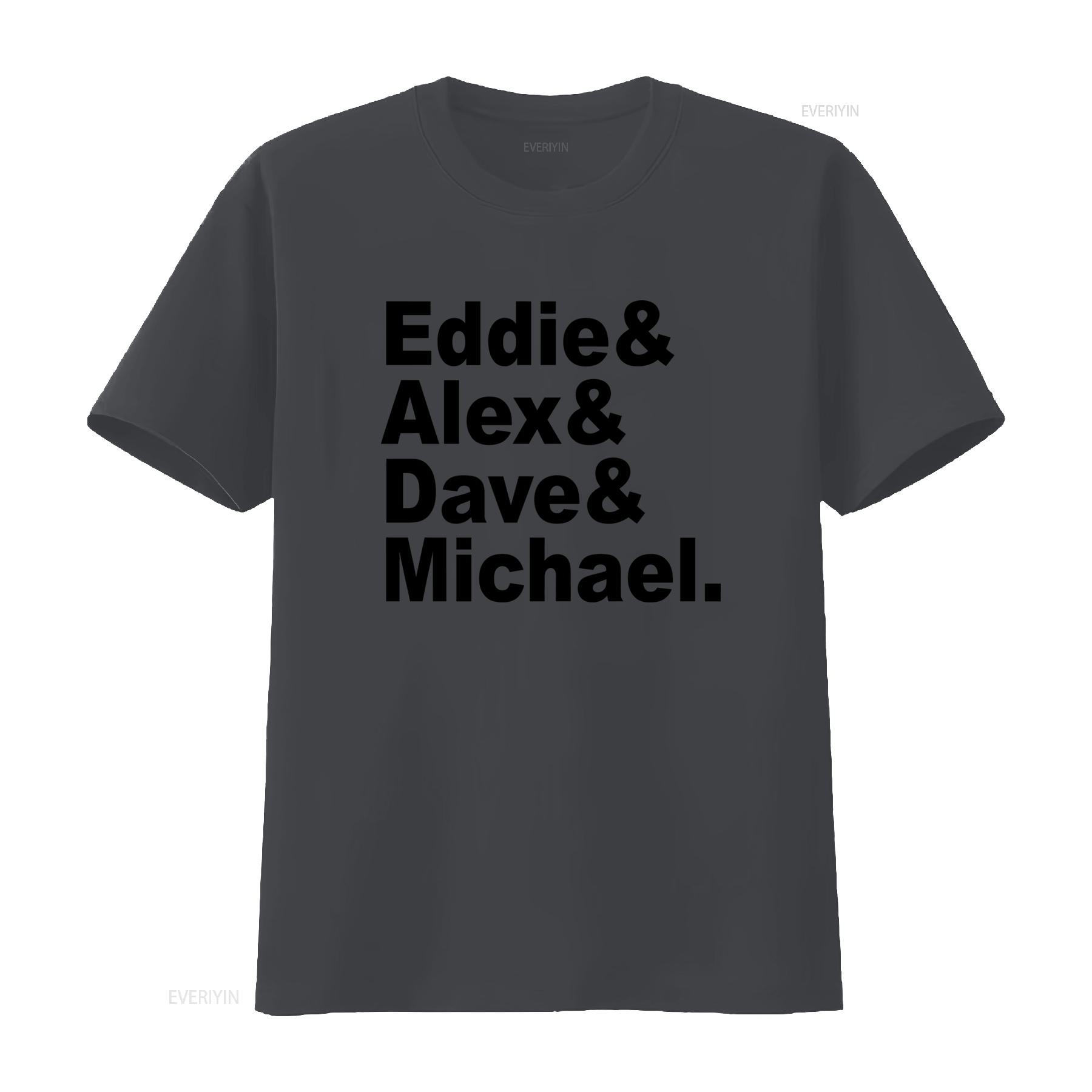 Eddie Alex Dave Michael Cotton T Shirt vintage Washed streetwear Slightly Unisex Casual Breathable Top For Everyday Wear 4XL
Eddie Alex Dave Michael Cotton T Shirt vintage Washed streetwear Slightly Unisex Casual Breathable Top For Everyday Wear 4XL
