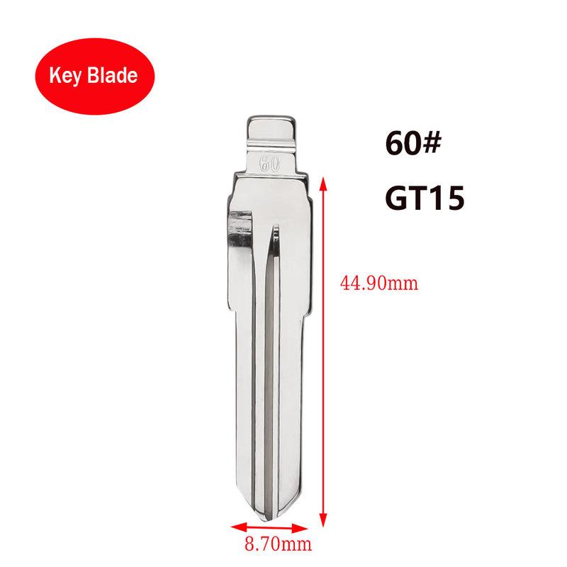 10pcs 60# GT15 KD Remote Key Blade Flip Car Key Blade for Fiat KD Metal VVDI JMD Fob Replacement Uncut Key Blade
10pcs 60# GT15 KD Remote Key Blade Flip Car Key Blade for Fiat KD Metal VVDI JMD Fob Replacement Uncut Key Blade