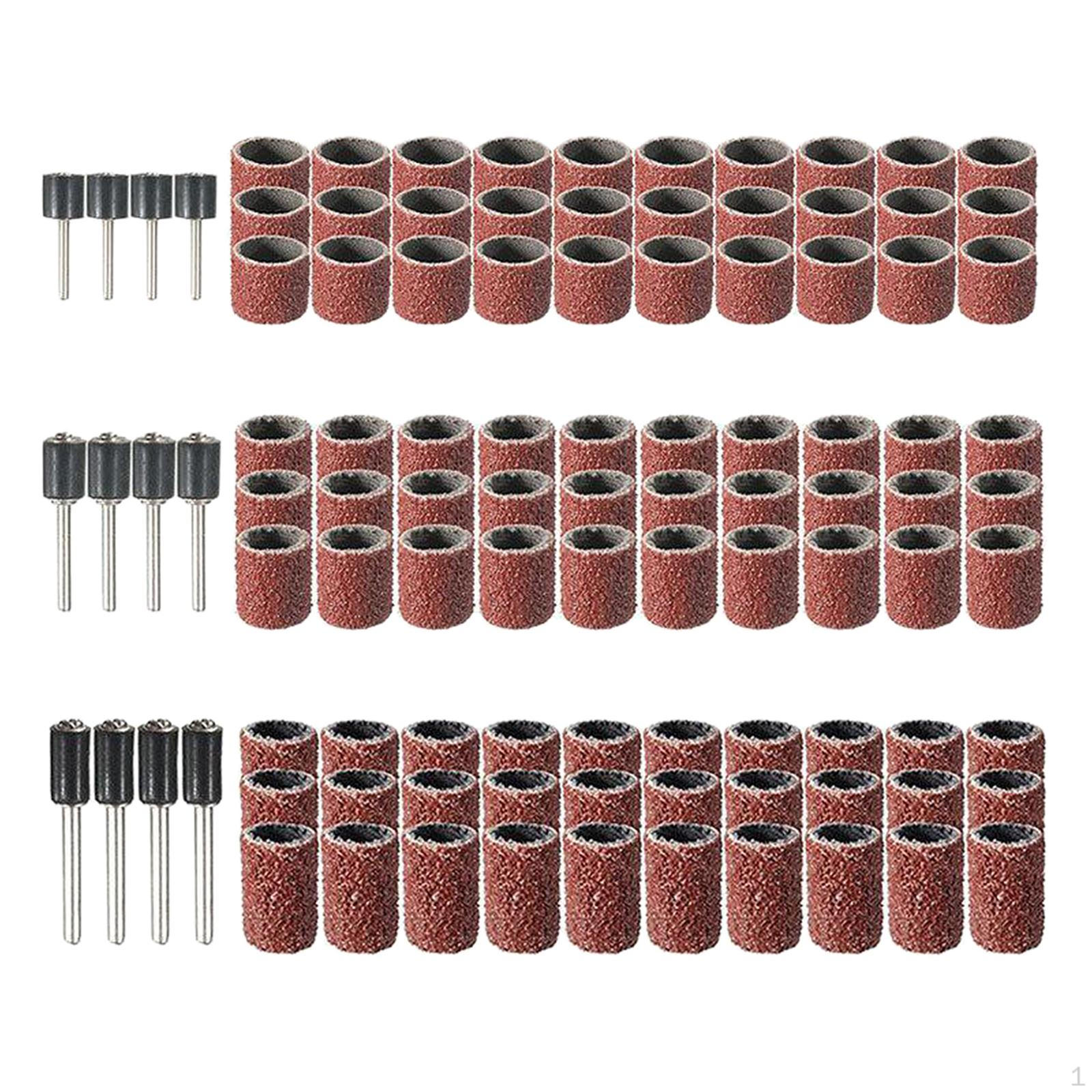 Drum Sander with Various Sanding Sleeves and Mandrels for Rotary Tools 102pcs 3 sizes
Drum Sander with Various Sanding Sleeves and Mandrels for Rotary Tools 102pcs 3 sizes