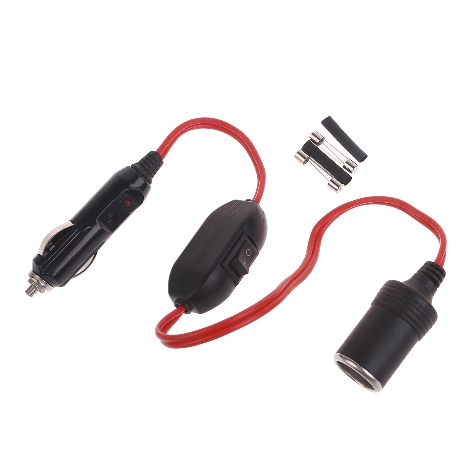Car Cigarette Lighter Adapter Plug Extension Cord with Switches 12V 24V Socket Cable Female Socket Plug Extension Cable
Car Cigarette Lighter Adapter Plug Extension Cord with Switches 12V 24V Socket Cable Female Socket Plug Extension Cable