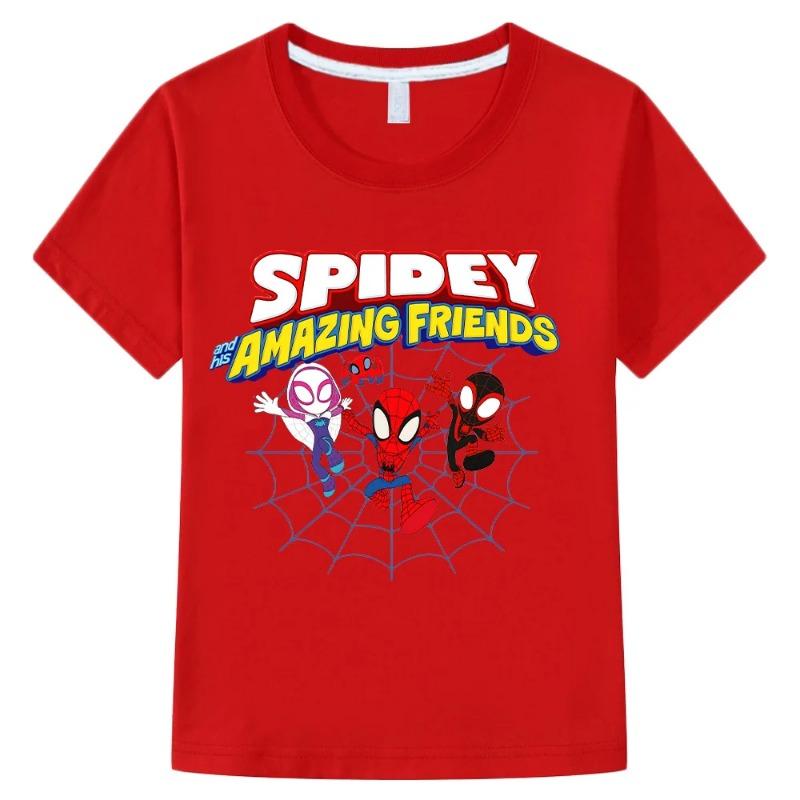 Spidey and His Amazing Friends T shirts Kids New Cool Boys Girls Tee shirt Children Cotton SoftClothes parent child Kid TShirt 110
Spidey and His Amazing Friends T shirts Kids New Cool Boys Girls Tee shirt Children Cotton SoftClothes parent child Kid TShirt 110