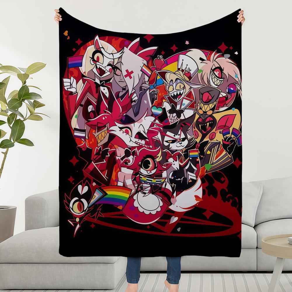 H-HotelS-ES Blanket H-HazbinS-ES Throw Super Cosy Plush Living Room Sofa Couch Childish Birthday Gifts 75x90cm
H-HotelS-ES Blanket H-HazbinS-ES Throw Super Cosy Plush Living Room Sofa Couch Childish Birthday Gifts 75x90cm