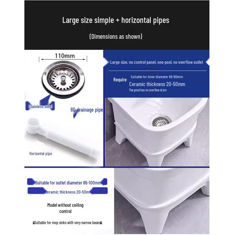Cang Lin Marble Basin Mop Sink Drain Pipe Accessory Set
Cang Lin Marble Basin Mop Sink Drain Pipe Accessory Set