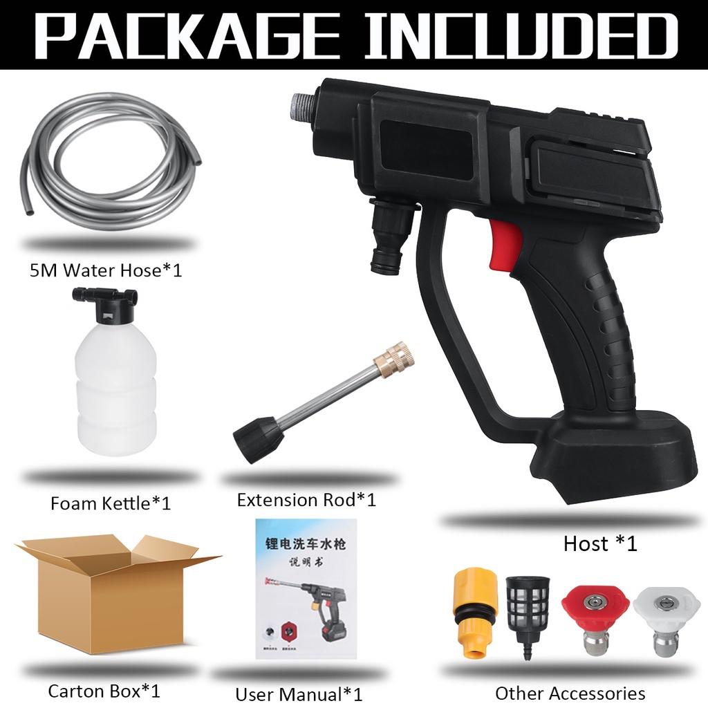 88V 1000W Электрический пистолет для мойки автомобиля Мойка высокого давления Пенная насадка Для ухода за авто Беспроводная портативная мойка Only machine
88V 1000W Электрический пистолет для мойки автомобиля Мойка высокого давления Пенная насадка Для ухода за авто Беспроводная портативная мойка Only machine