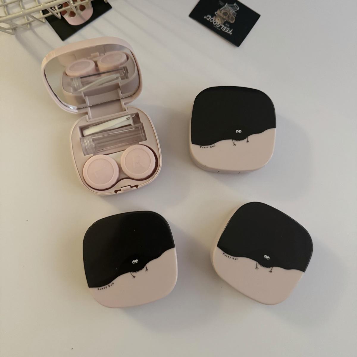 Girls Cute Graffiti Small Coal Ball Contact Lens Box, Companion Box Care Contact Lens Case Pottable Travel Contact Lenses Case
Girls Cute Graffiti Small Coal Ball Contact Lens Box, Companion Box Care Contact Lens Case Pottable Travel Contact Lenses Case