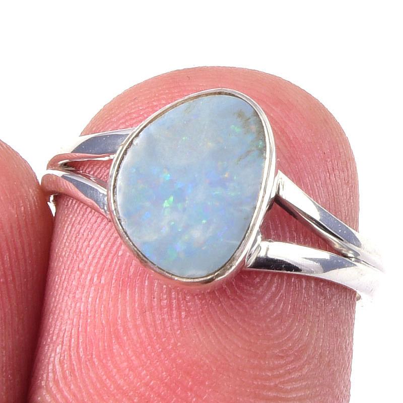 Ювелирное кольцо из стерлингового серебра 925 пробы с натуральным австралийским опалом S.6 n4O01
Ювелирное кольцо из стерлингового серебра 925 пробы с натуральным австралийским опалом S.6 n4O01