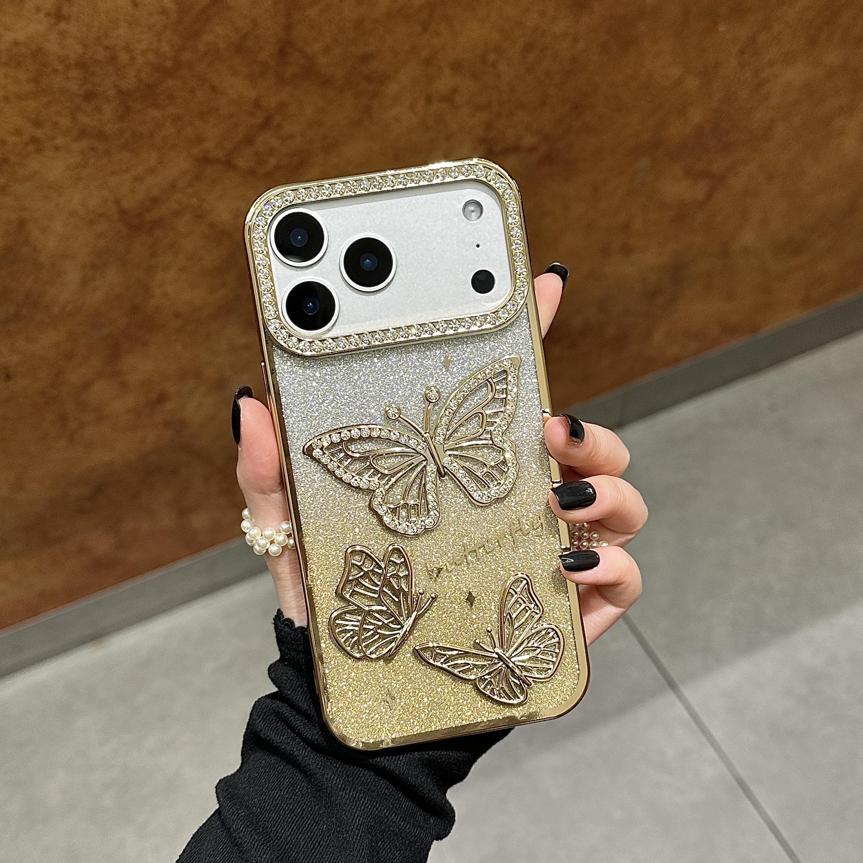 Diamond Butterfly Phone Case for iPhone 17 16 Pro Max 11 12 13 14 15 Plus Transparent Plating Soft Silicone Cover Fundas iPhone Air
Diamond Butterfly Phone Case for iPhone 17 16 Pro Max 11 12 13 14 15 Plus Transparent Plating Soft Silicone Cover Fundas iPhone Air