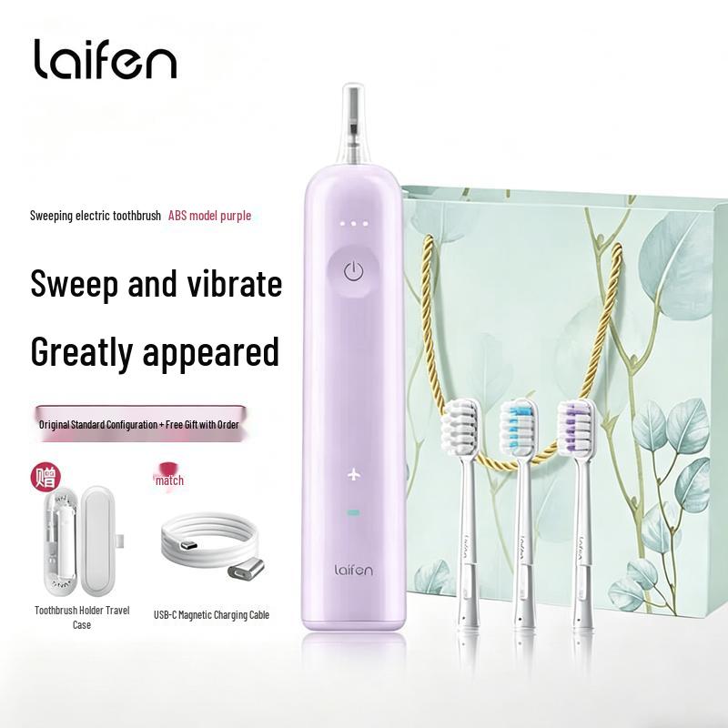 LAIFEN Smart Sonic Electric Toothbrush CN plug (adapter included)
LAIFEN Smart Sonic Electric Toothbrush CN plug (adapter included)