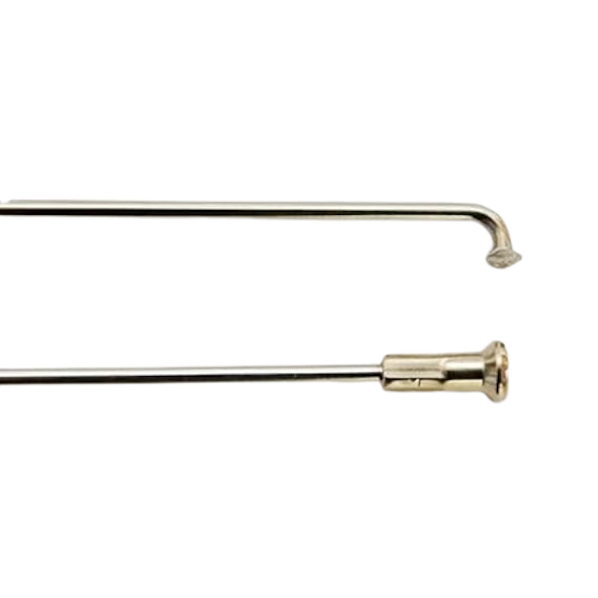 HOSHI SPOKES SB Plain Spokes #14 x 245mm, 72 pieces, with Brass Nipples (#14)
HOSHI SPOKES SB Plain Spokes #14 x 245mm, 72 pieces, with Brass Nipples (#14)