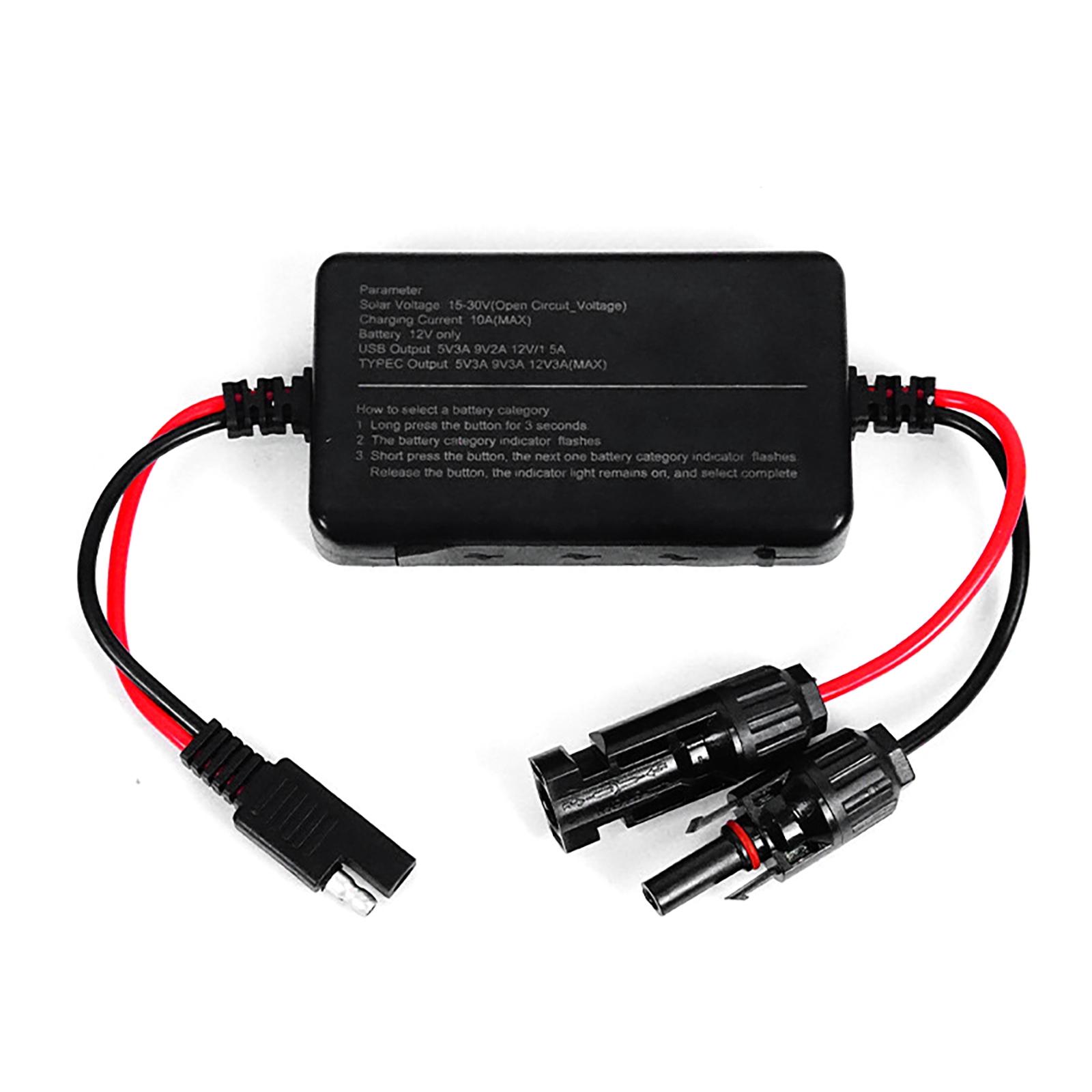 MPPT Solar Panel Charge Controller with Type-C Input & USB Output 10A 12V Solar Photovoltaic Controller for AGM, Lifepo Battery чорний
MPPT Solar Panel Charge Controller with Type-C Input & USB Output 10A 12V Solar Photovoltaic Controller for AGM, Lifepo Battery чорний