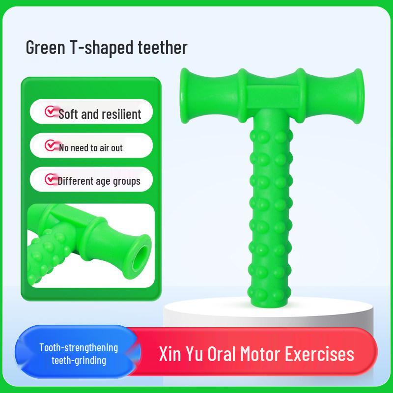 American T-Shaped Gum Shield for Kids: Jaw Muscle Chewing & Speech Training Tool
American T-Shaped Gum Shield for Kids: Jaw Muscle Chewing & Speech Training Tool