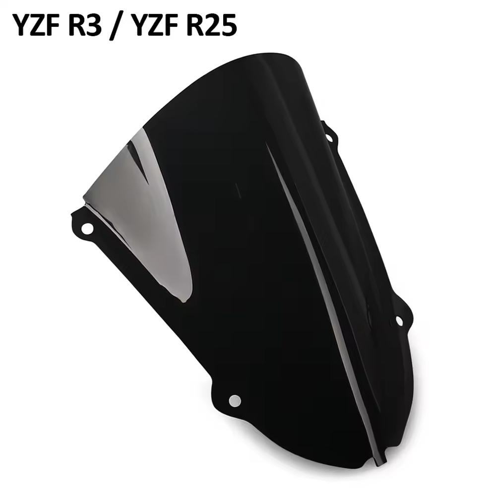 New Motorcycle FOR YAMAHA YZF R3 R25 YZFR3 YZF-R3 2019-2025 YZFR25 2023 Windscreen Screen Accessories Windshield Wind Deflector чорний
New Motorcycle FOR YAMAHA YZF R3 R25 YZFR3 YZF-R3 2019-2025 YZFR25 2023 Windscreen Screen Accessories Windshield Wind Deflector чорний