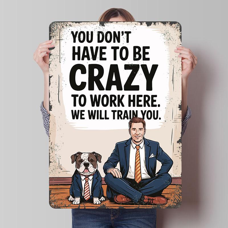 Funny Office Humor With Dog Tinplate Poster Customized Wall Art Vintage Retro Metal Signs for Modern Home Decoration Luxury Room 7.9x11.8In(20x30cm)
Funny Office Humor With Dog Tinplate Poster Customized Wall Art Vintage Retro Metal Signs for Modern Home Decoration Luxury Room 7.9x11.8In(20x30cm)
