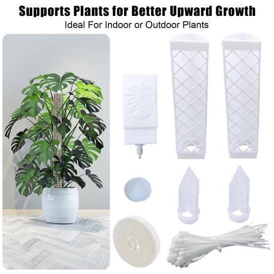 Self-Watering Moss Poles for Climbing Plants Indoor D Shape Plant Support Stake Kit Semi Transparent Monstera Support Stake for Indoor Plants зелений
Self-Watering Moss Poles for Climbing Plants Indoor D Shape Plant Support Stake Kit Semi Transparent Monstera Support Stake for Indoor Plants зелений