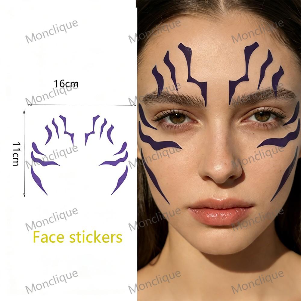 Purple Lightning Tattoo Stickers Long-lasting Waterproof Disposable Dark Art Fake Tattoo Used for Role-playing Halloween Props
Purple Lightning Tattoo Stickers Long-lasting Waterproof Disposable Dark Art Fake Tattoo Used for Role-playing Halloween Props