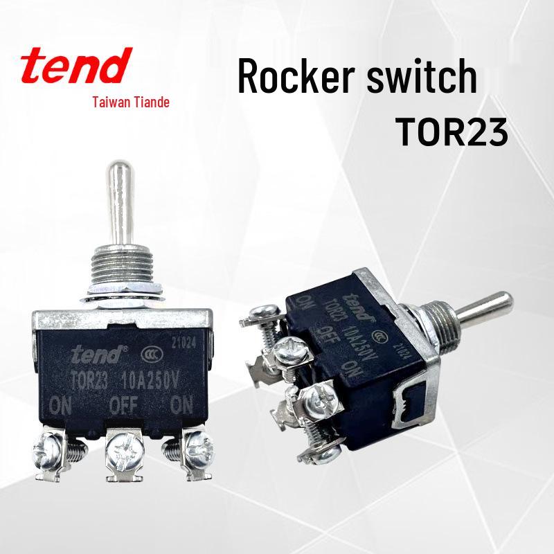 Brand New TEND TOR23B 10A 250V Three-Position Self-Reset Toggle Switch
Brand New TEND TOR23B 10A 250V Three-Position Self-Reset Toggle Switch