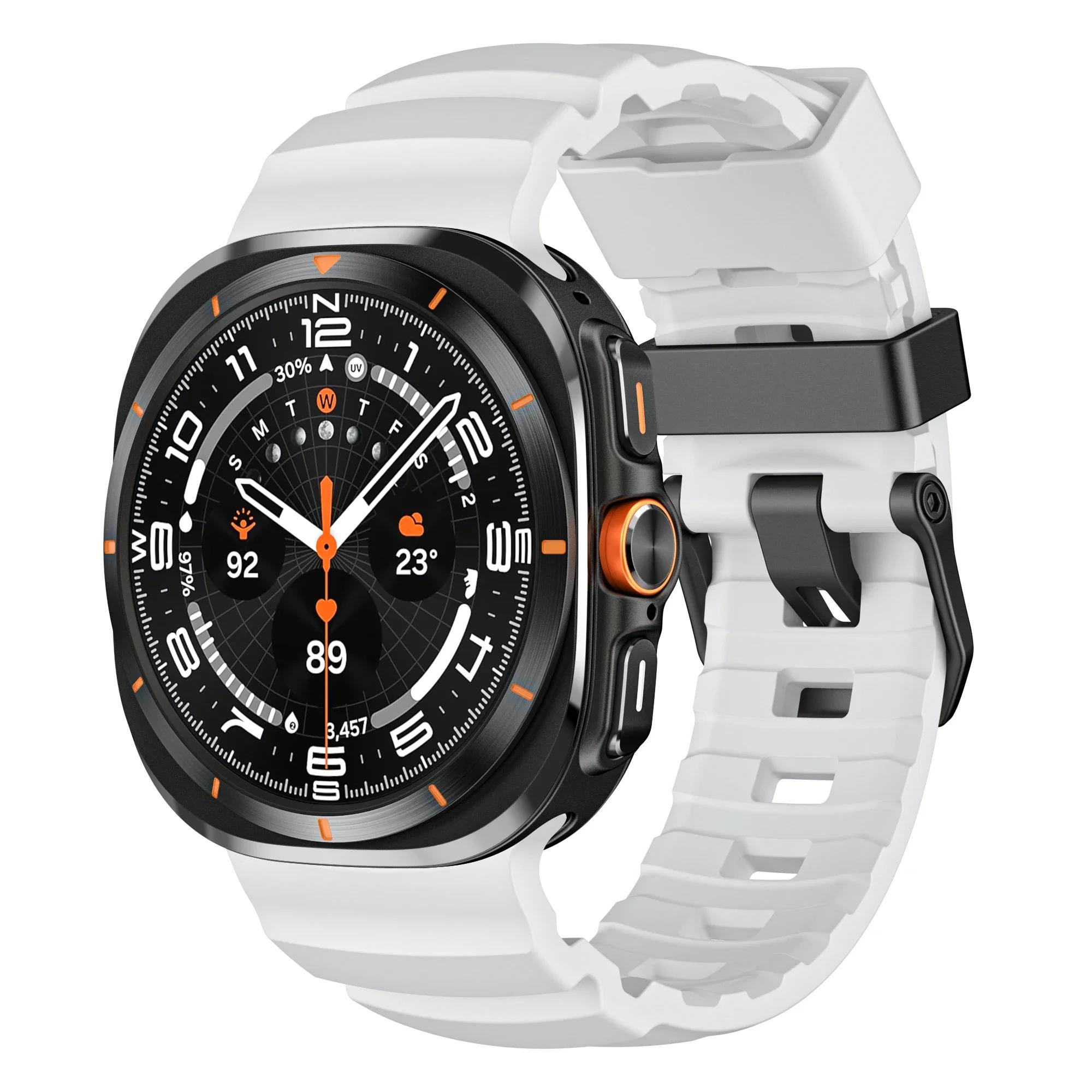 Silicone Strap For Samsung Galaxy 7 Ultra 47mm Sport Wristband For Galaxy Watch Ultra 47mm Smart Watch Bracelet Accessory Correa Galaxy Watch 7 Ultra
Silicone Strap For Samsung Galaxy 7 Ultra 47mm Sport Wristband For Galaxy Watch Ultra 47mm Smart Watch Bracelet Accessory Correa Galaxy Watch 7 Ultra