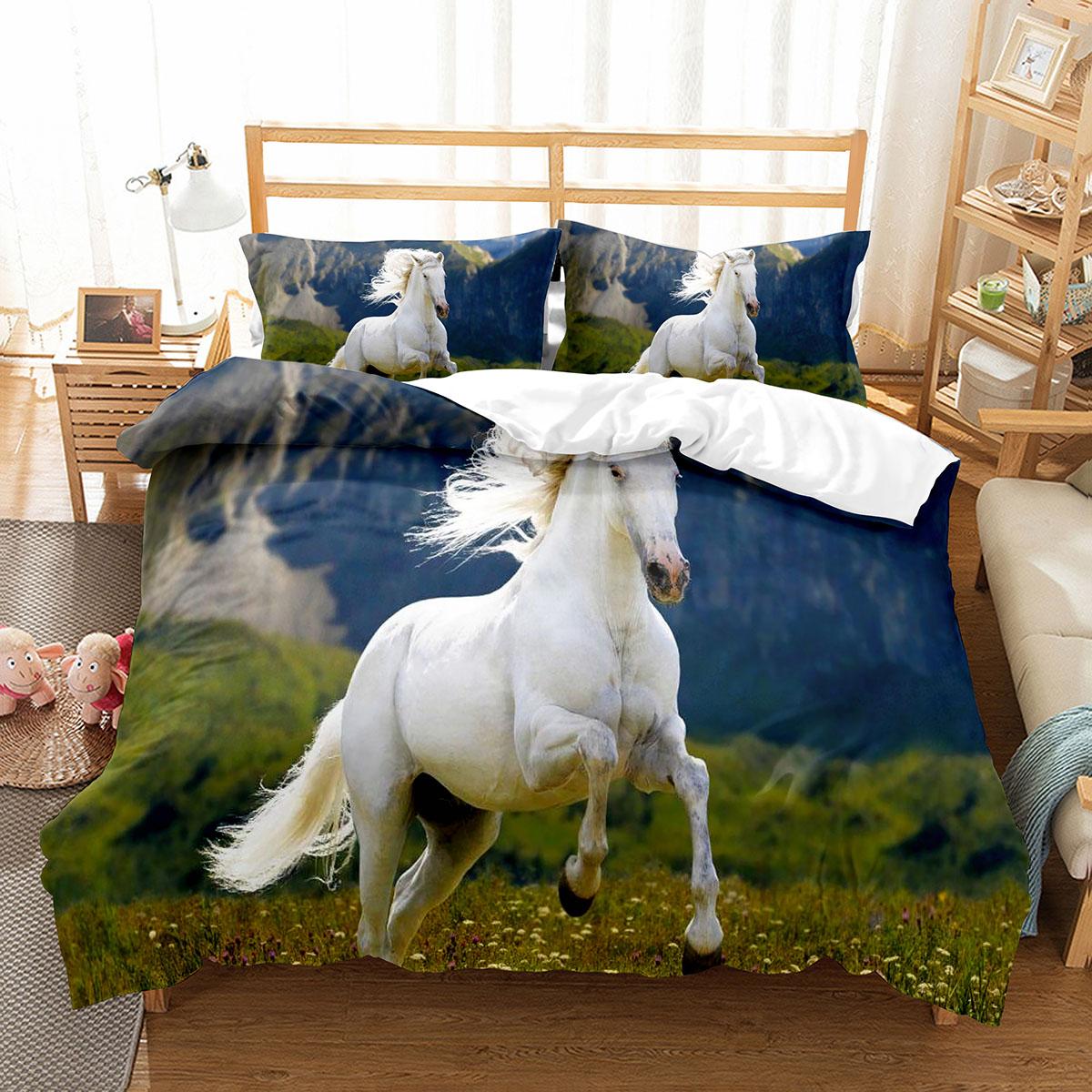 Horse Duvet Cover Set King Full Size Wild Animals Pattern Polyester Bedding For Kids Teens Adult Quilt Cover EU single(135x200cm)
Horse Duvet Cover Set King Full Size Wild Animals Pattern Polyester Bedding For Kids Teens Adult Quilt Cover EU single(135x200cm)