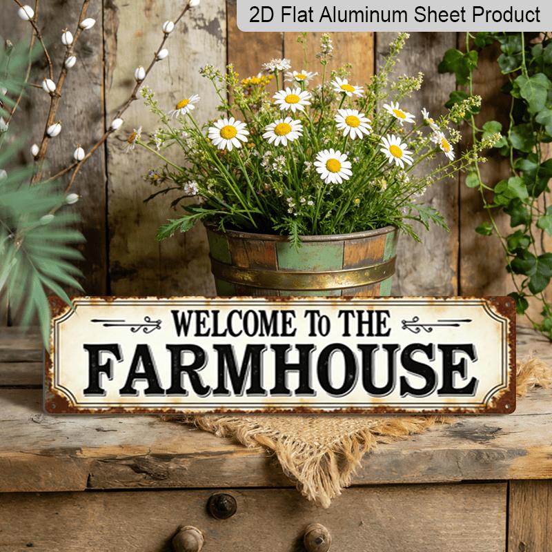 2D Flat 1pc, 15.7×3.94inch Classic Metal Farmhouse Sign, Aluminum Decorative Sign, Rustic Wall Decoration for Country Homes, Versatile Use 40cm x 10cm
2D Flat 1pc, 15.7×3.94inch Classic Metal Farmhouse Sign, Aluminum Decorative Sign, Rustic Wall Decoration for Country Homes, Versatile Use 40cm x 10cm