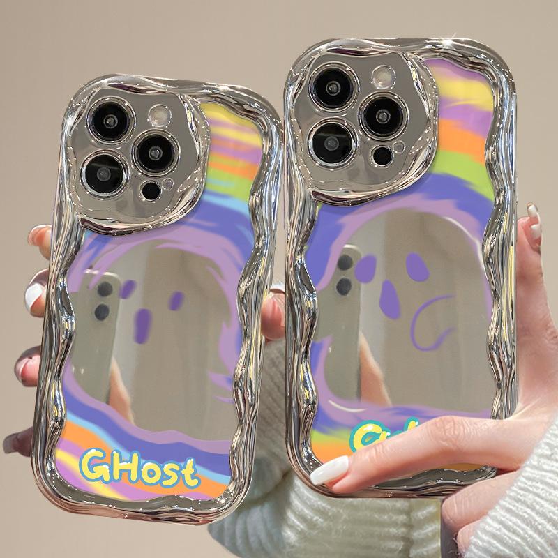 Funny Rainbow Ghost Applicable To Apple 15 Mobile Case IPhone 14/13pro Silver Plated 12 Creative XS Silicone iPhone 7 Plus
Funny Rainbow Ghost Applicable To Apple 15 Mobile Case IPhone 14/13pro Silver Plated 12 Creative XS Silicone iPhone 7 Plus
