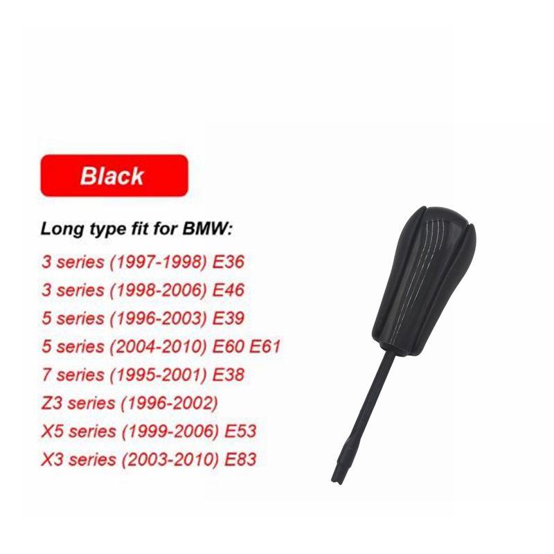 Автоматическая короткая длинная ручка переключения передач автомобиля для BMW E81 E82 E87 E90 E91 E92 E93 E36 E38 E39 E46 Z4 Z3 E53 E60 X5 X3 Black-Long 87mm
Автоматическая короткая длинная ручка переключения передач автомобиля для BMW E81 E82 E87 E90 E91 E92 E93 E36 E38 E39 E46 Z4 Z3 E53 E60 X5 X3 Black-Long 87mm