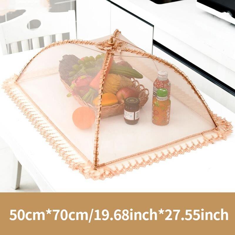 Складной зонтик в стиле пищевой крышки, антимоскитный чехол для еды, кружевной столик, домашнее использование крышки для еды, кухонные гаджеты, инструменты для приготовления пищи
Складной зонтик в стиле пищевой крышки, антимоскитный чехол для еды, кружевной столик, домашнее использование крышки для еды, кухонные гаджеты, инструменты для приготовления пищи