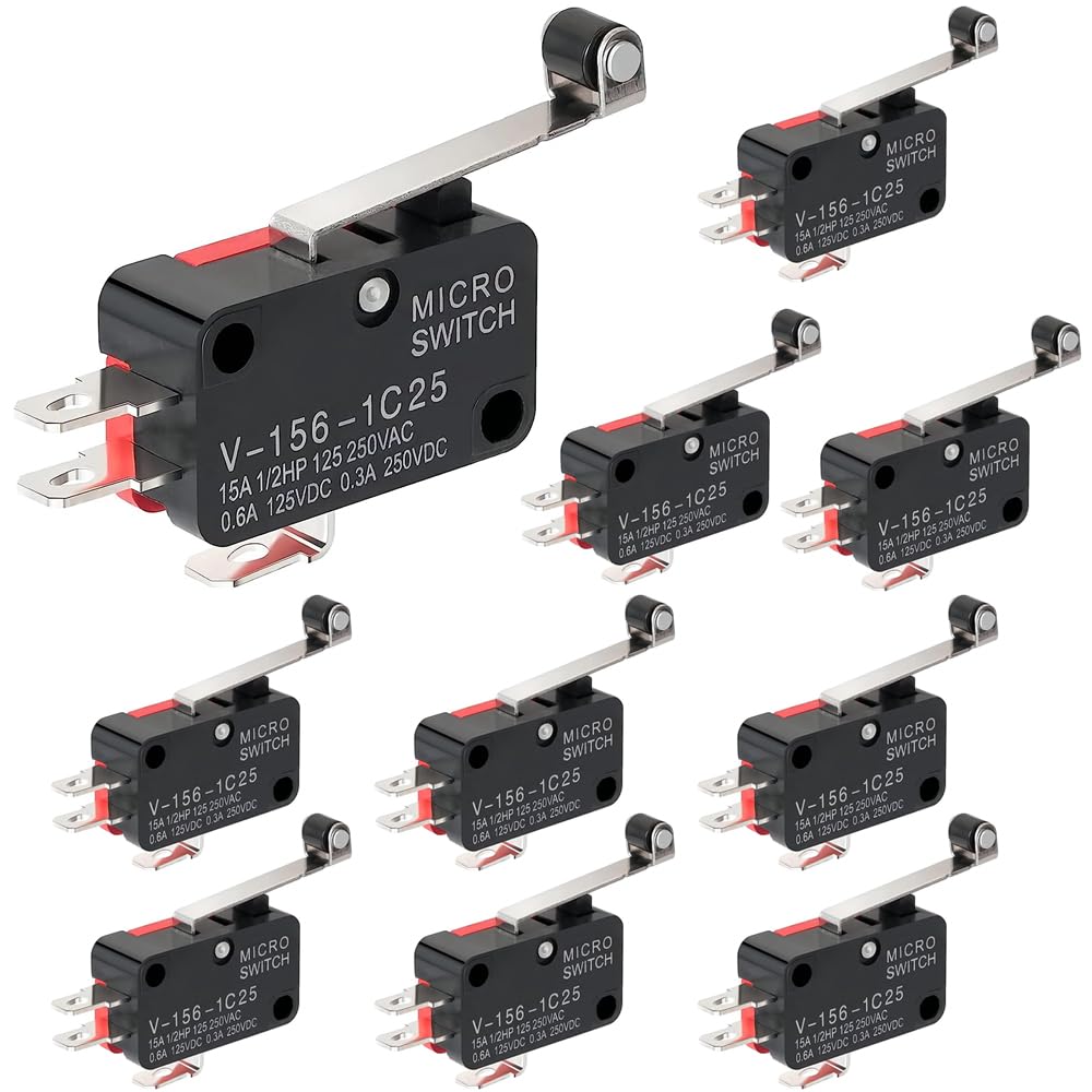Micro Limit Switch Micro Switch Micro Switch Stroke Switch SPDT Micro Limit Switch Long Straight Hinge Lever Ideal for Home and Electronic Equipment 
Micro Limit Switch Micro Switch Micro Switch Stroke Switch SPDT Micro Limit Switch Long Straight Hinge Lever Ideal for Home and Electronic Equipment